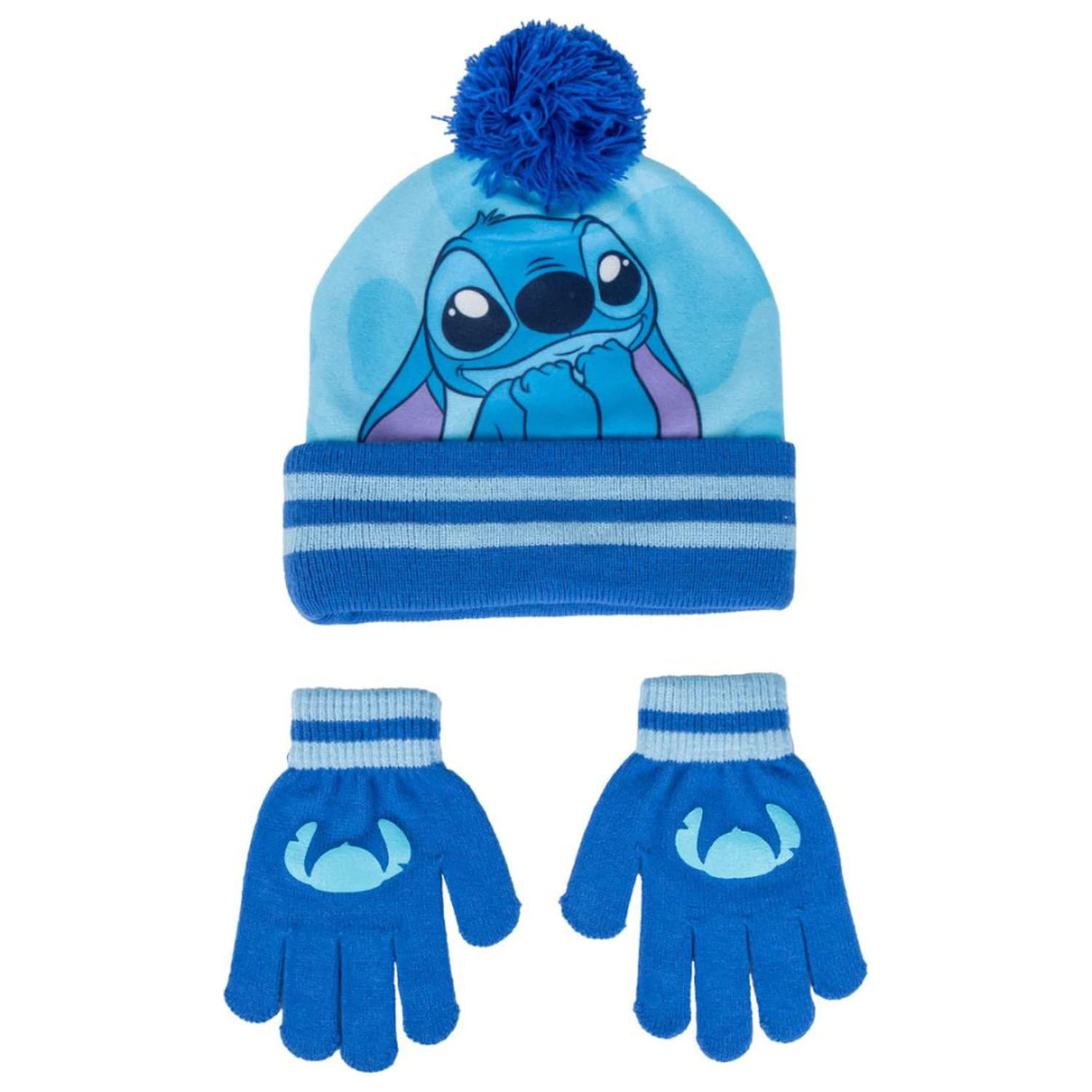 Stitch Blue dječja kapa + set rukavica fotografija proizvoda