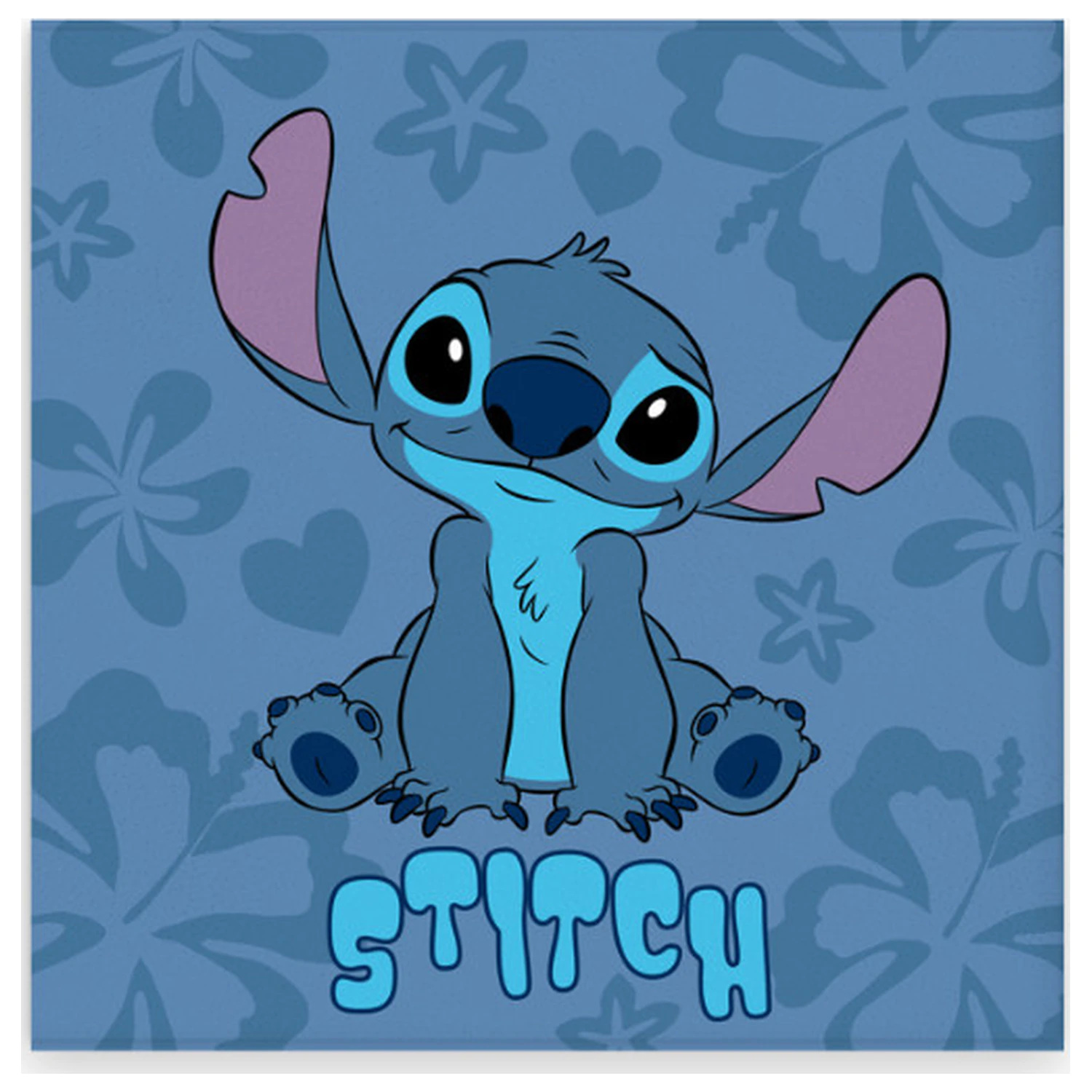 Stitch Plavi Hibiskus Ručnik za ruke, Ručnik za lice, Ručnik 30x30cm fotografija proizvoda