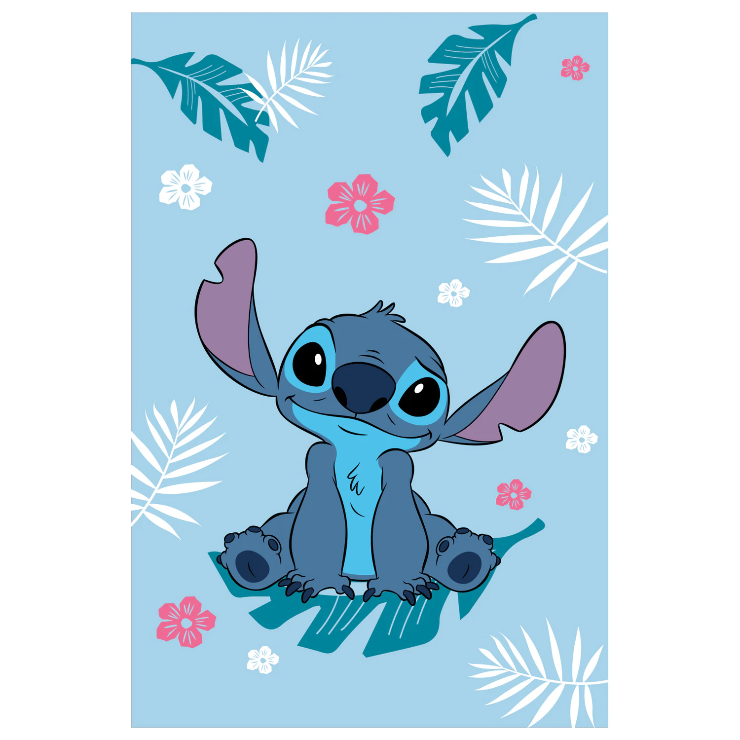 Stitch Plava fleece deka fotografija proizvoda