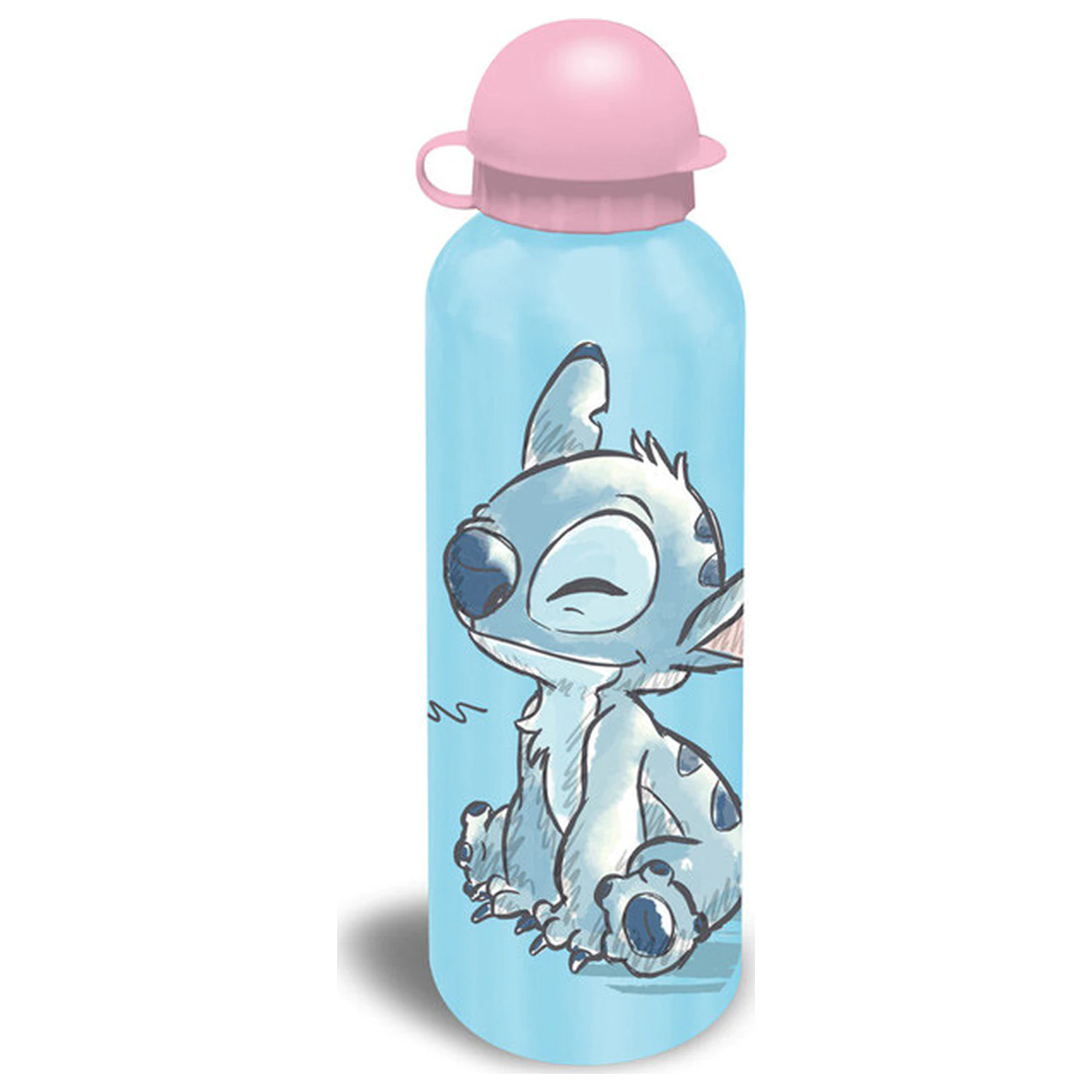 Stitch Cheeky Aluminijska boca za vodu s poklopcem za piće 500 ml fotografija proizvoda