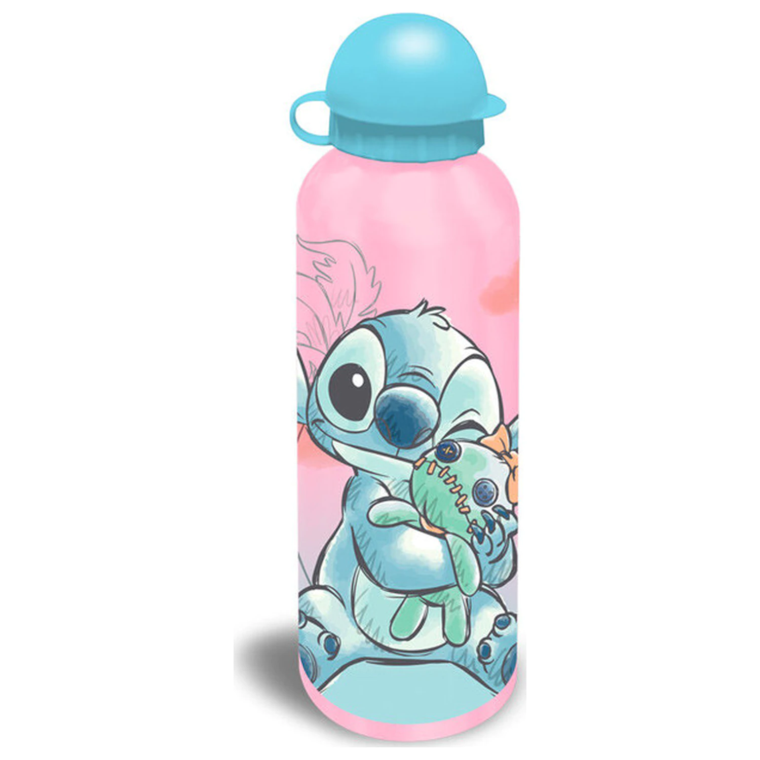 Stitch Cheeky Pink aluminijska boca za vodu s čepom za piće 500 ml fotografija proizvoda