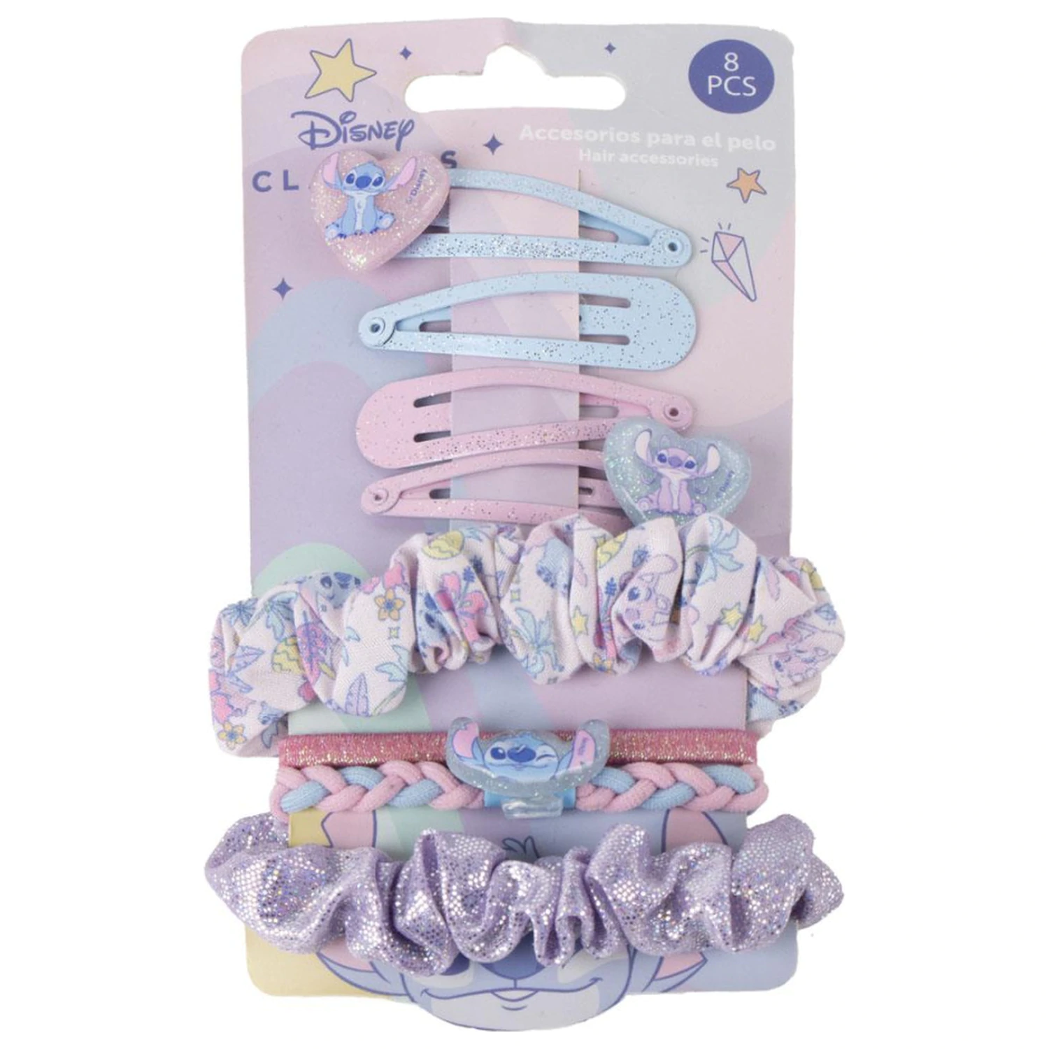 Stitch slatki Alien ukras za kosu i set gumica za kosu, 8 komada fotografija proizvoda