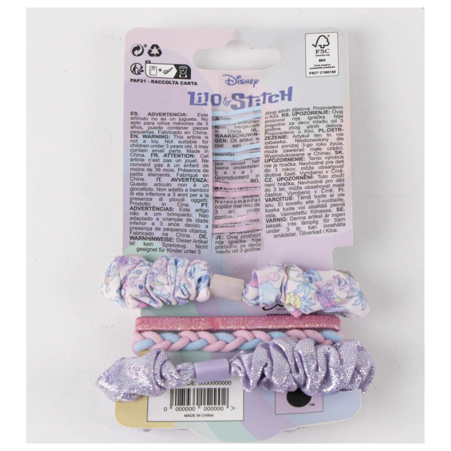 Stitch slatki Alien ukras za kosu i set gumica za kosu, 8 komada fotografija proizvoda
