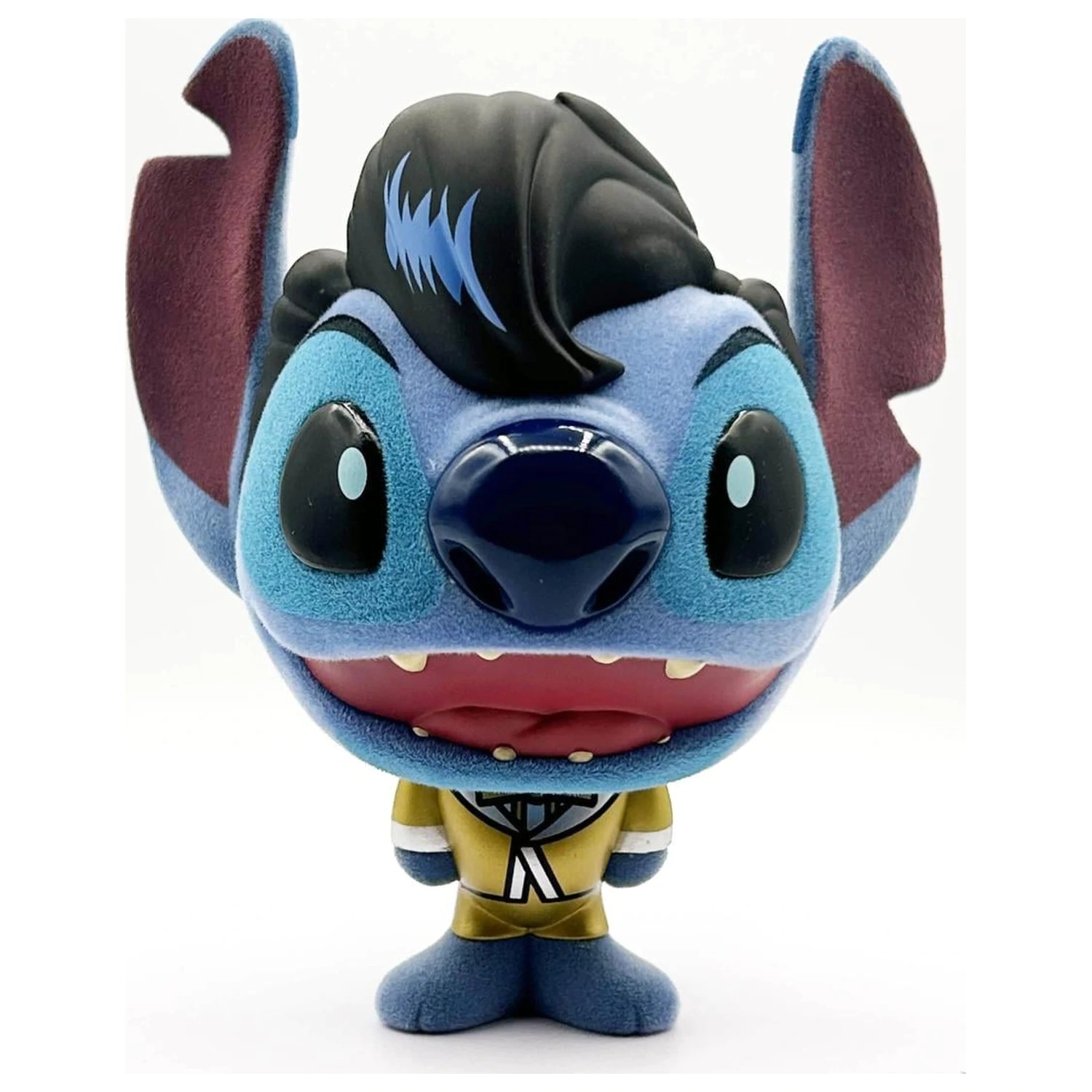 Stitch Elvis Gold Suit Bhunny Flocked Vinyl figura fotografija proizvoda