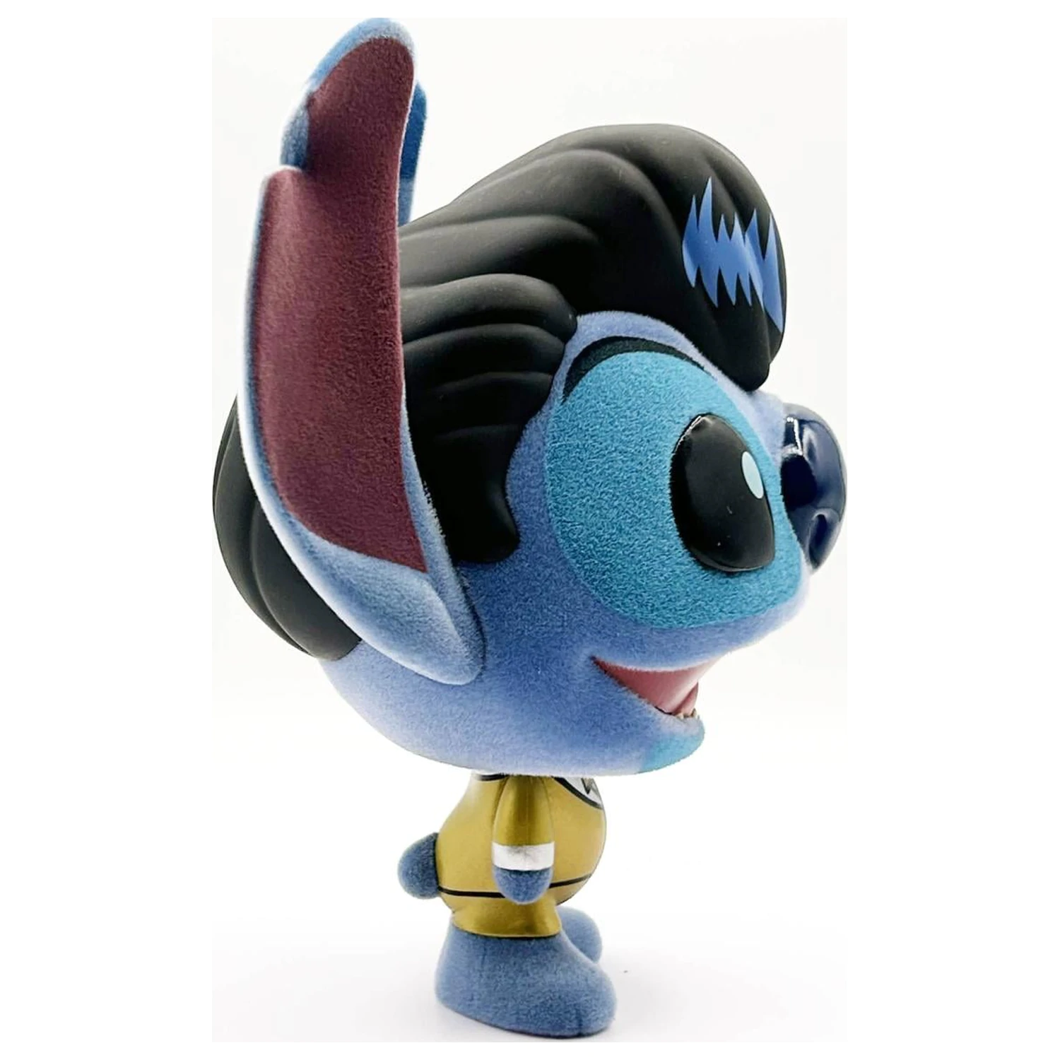 Stitch Elvis Gold Suit Bhunny Flocked Vinyl figura fotografija proizvoda