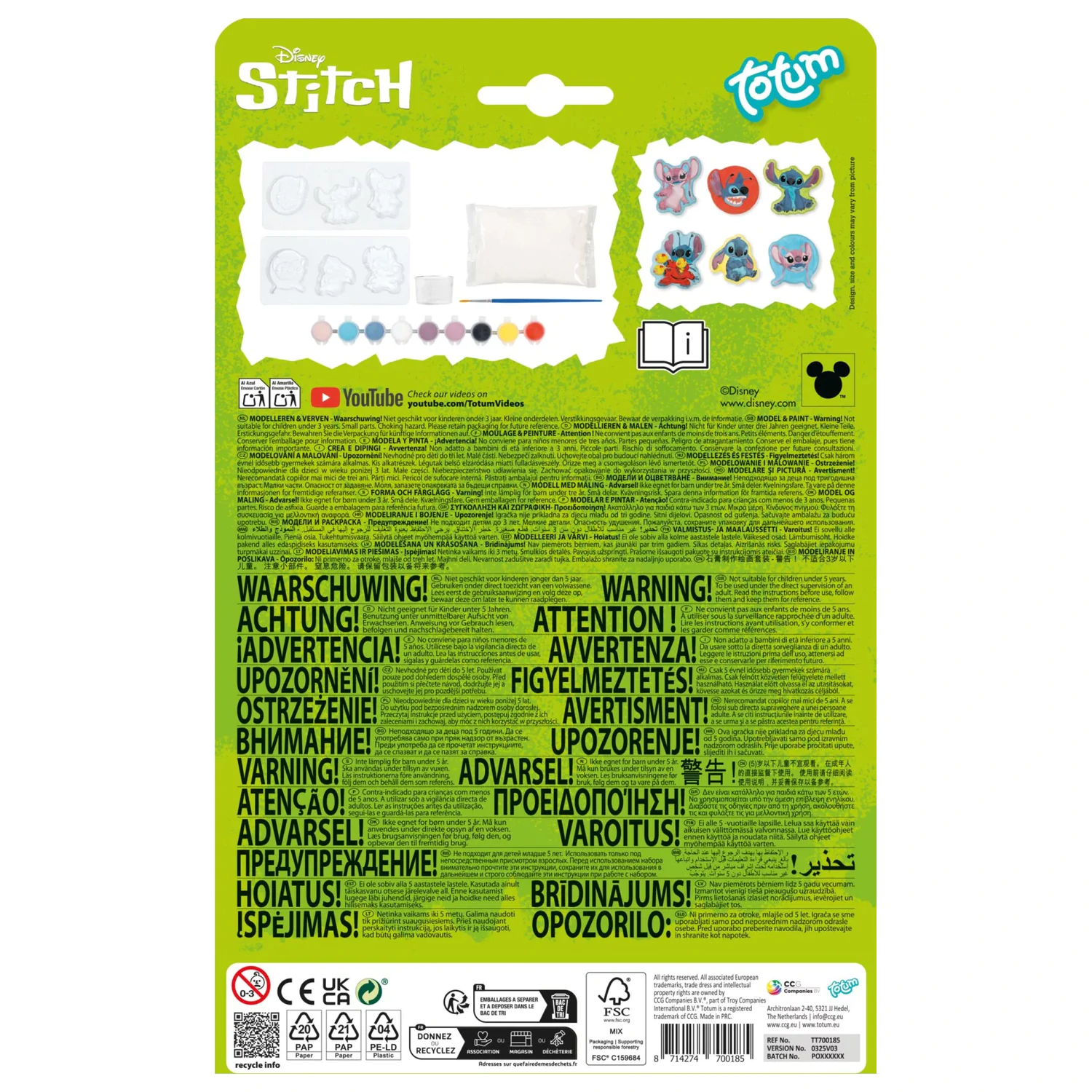 Stitch Extrovert set za izradu gipsanih odljevaka fotografija proizvoda