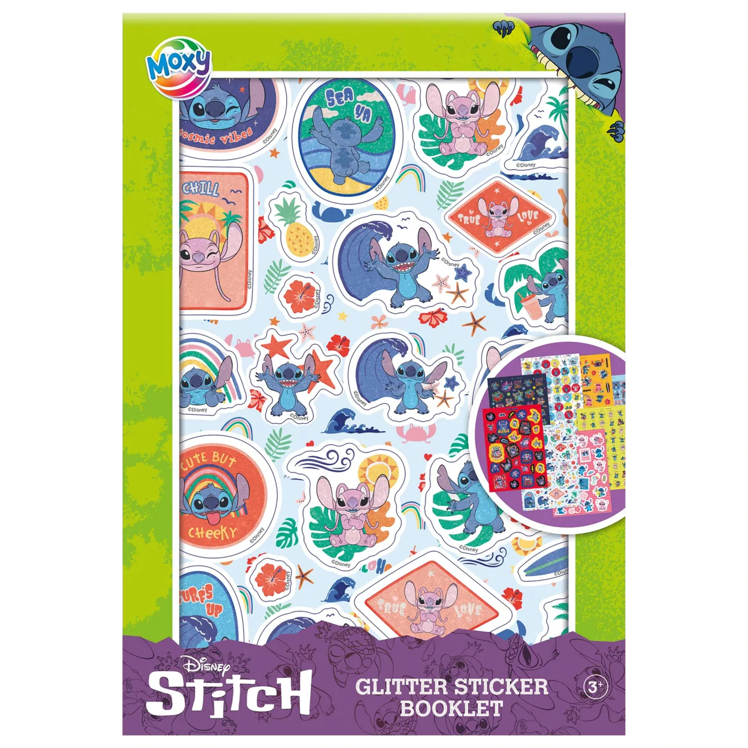 Stitch Extrovert set naljepnica, 8 listova fotografija proizvoda