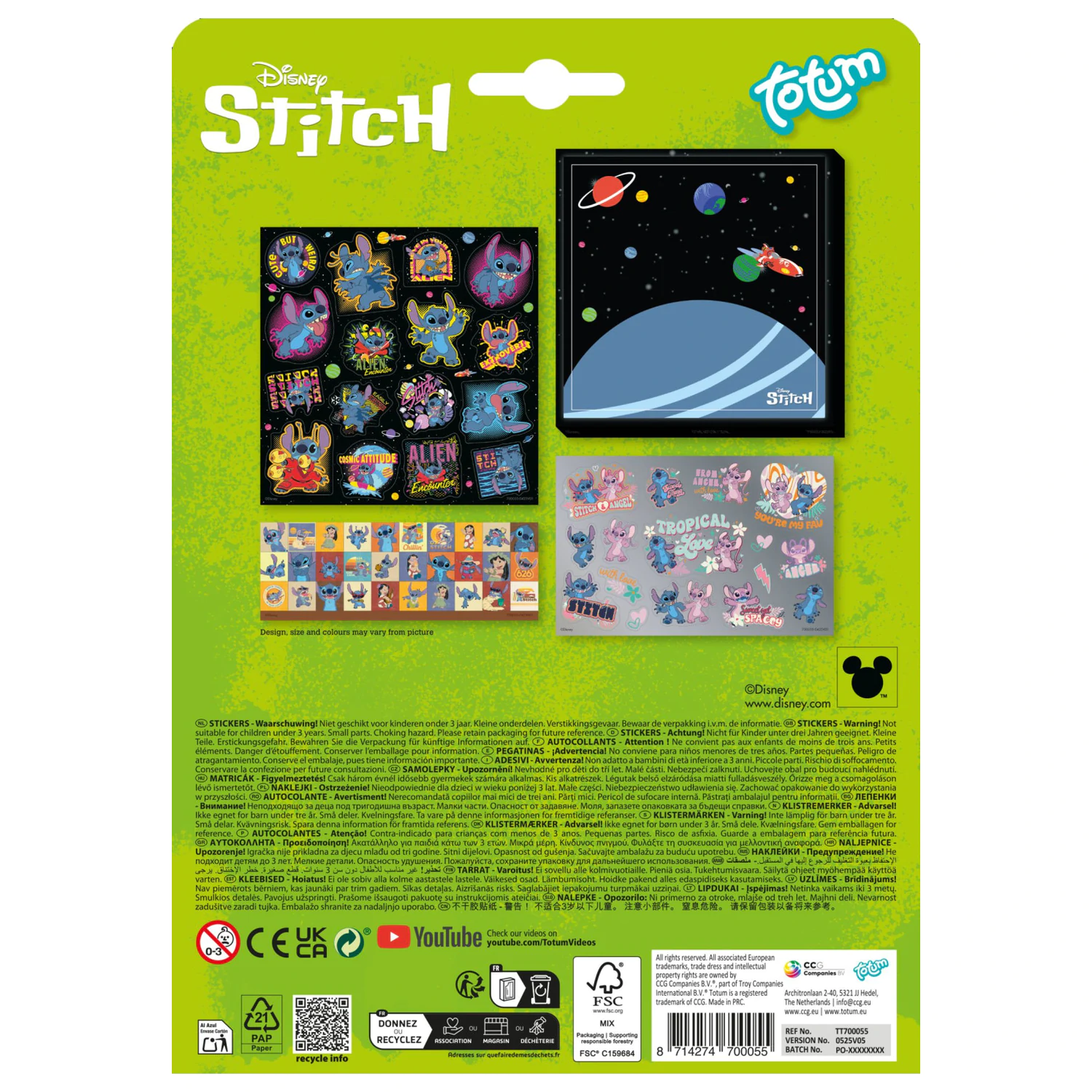 Stitch Extrovert set naljepnica fotografija proizvoda
