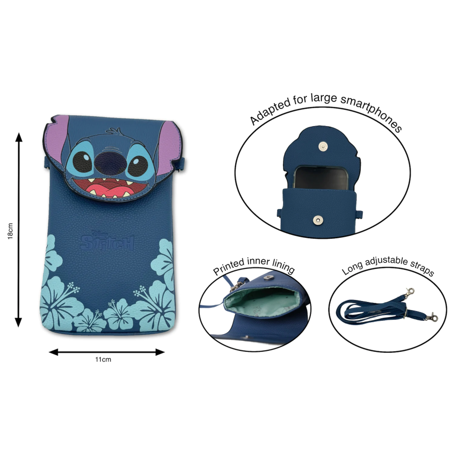 Stitch Fashion Duo torba za rame za telefon fotografija proizvoda