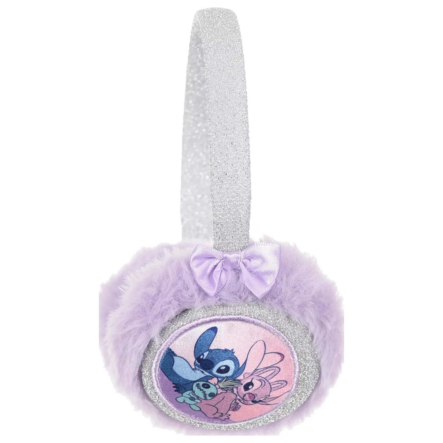Stitch Friends Ljubičasti plišani štitnici za uši, grijači za uši fotografija proizvoda