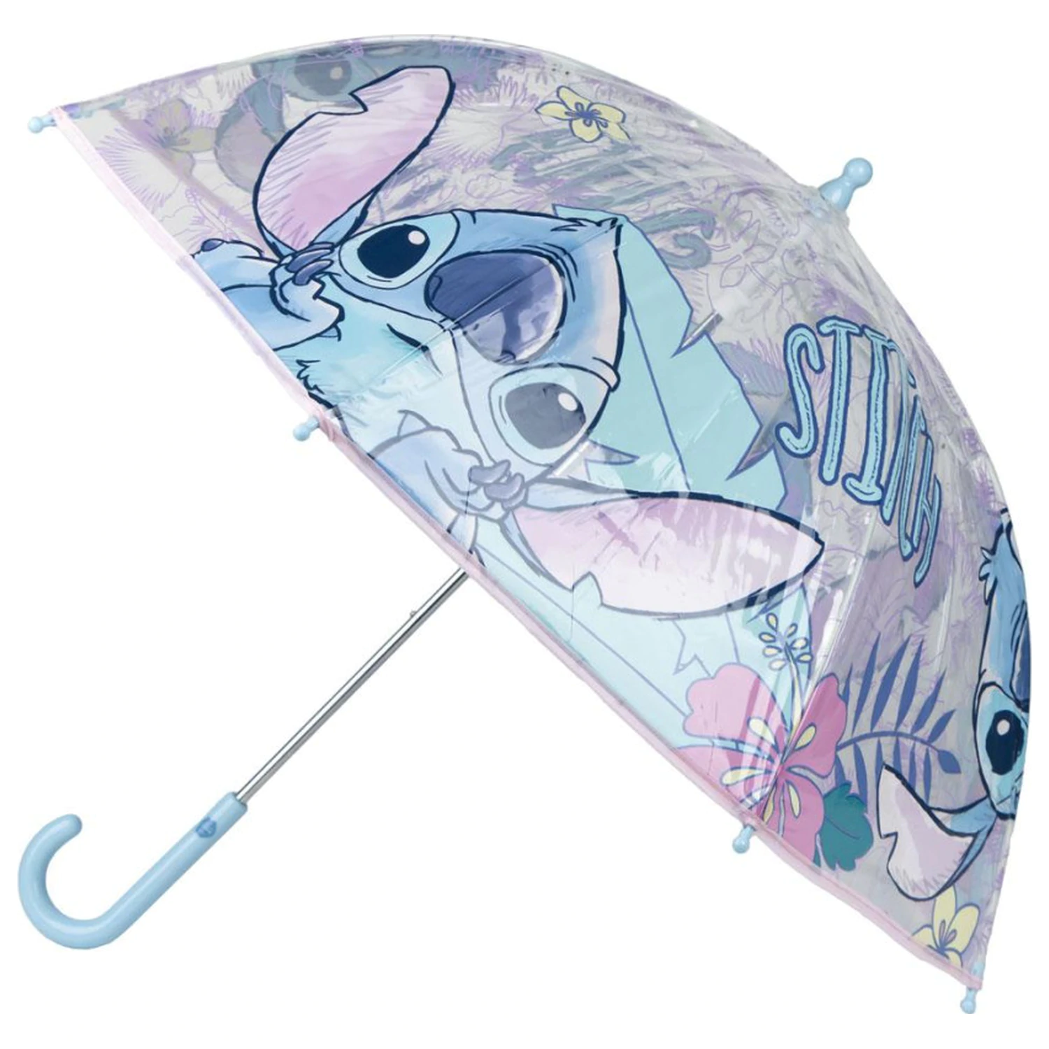 Stitch Hibiscus Dječji prozirni kišobran Ø71 cm fotografija proizvoda