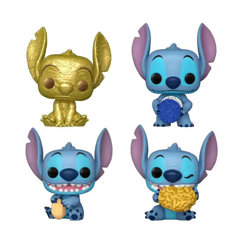 Stitch Holiday 2024 Džepni Funko POP! Vinilni Privjesci 4-Pack Dreidel Kutija 4 cm fotografija proizvoda