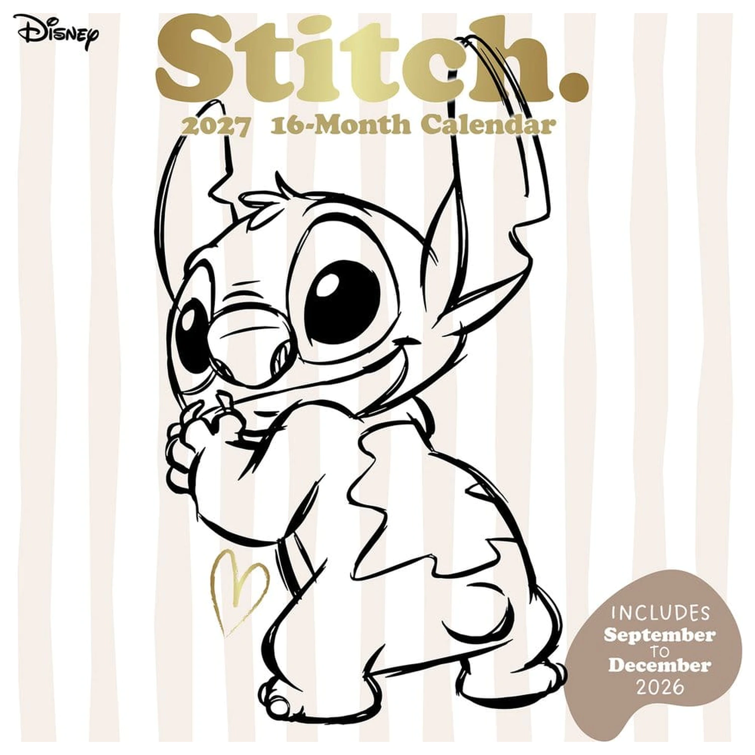 Stitch kalendar Life is Better with Stitch 2027 30 x 30 cm fotografija proizvoda