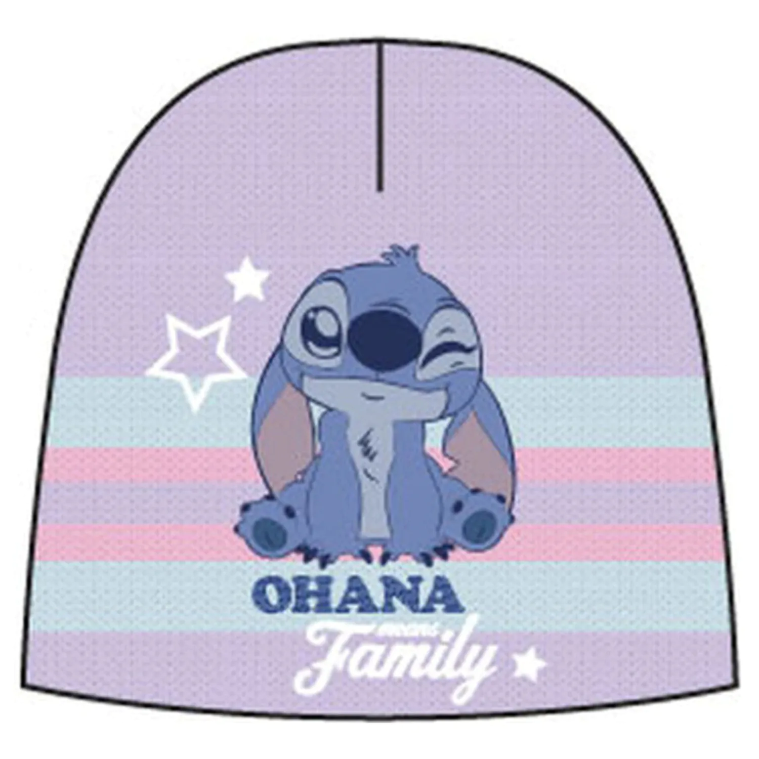 Stitch Ohana ljubičasta bebi kapa 48 cm fotografija proizvoda