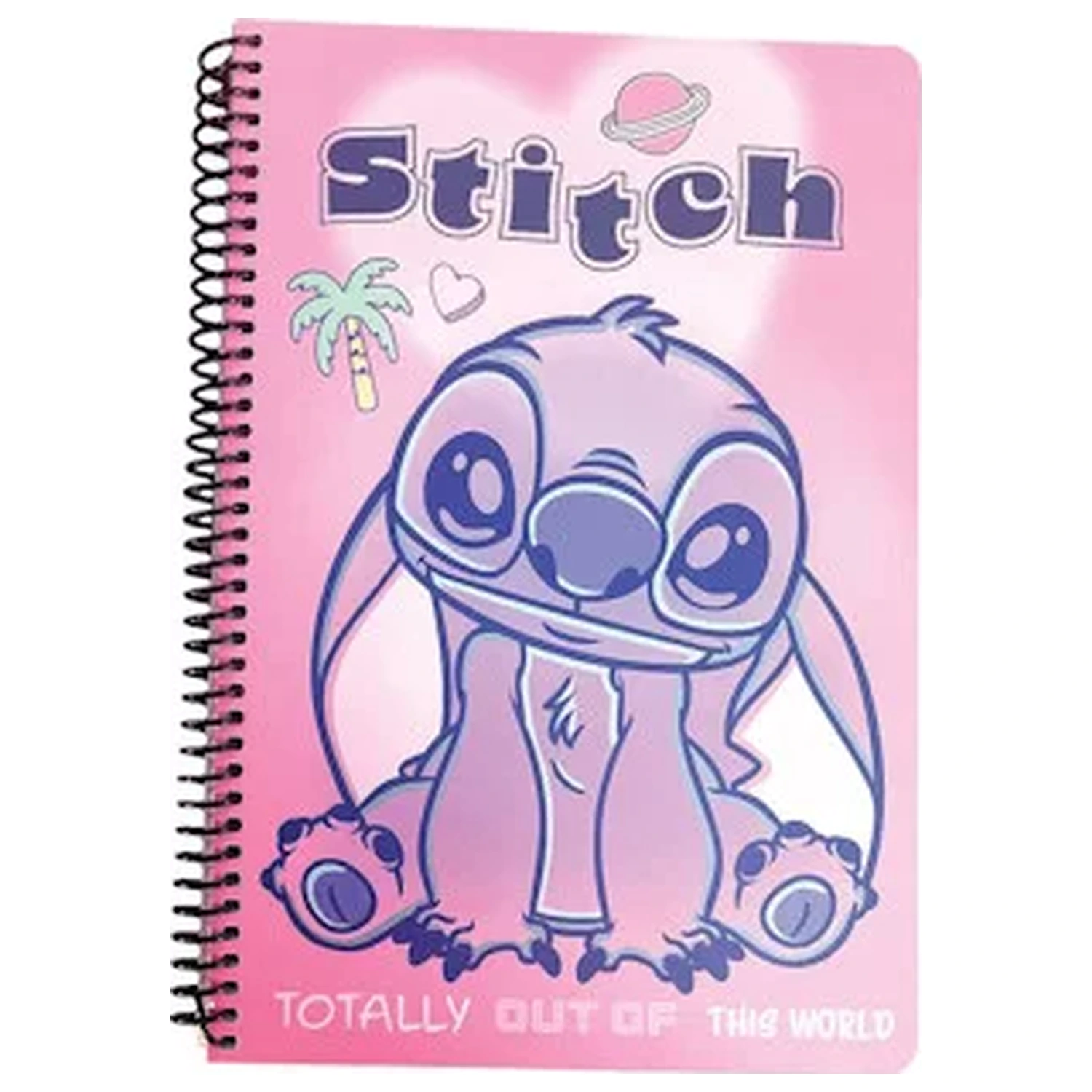 Stitch Palm B/5 bilježnica s spiralnim uvezom i crtama, 70 listova fotografija proizvoda