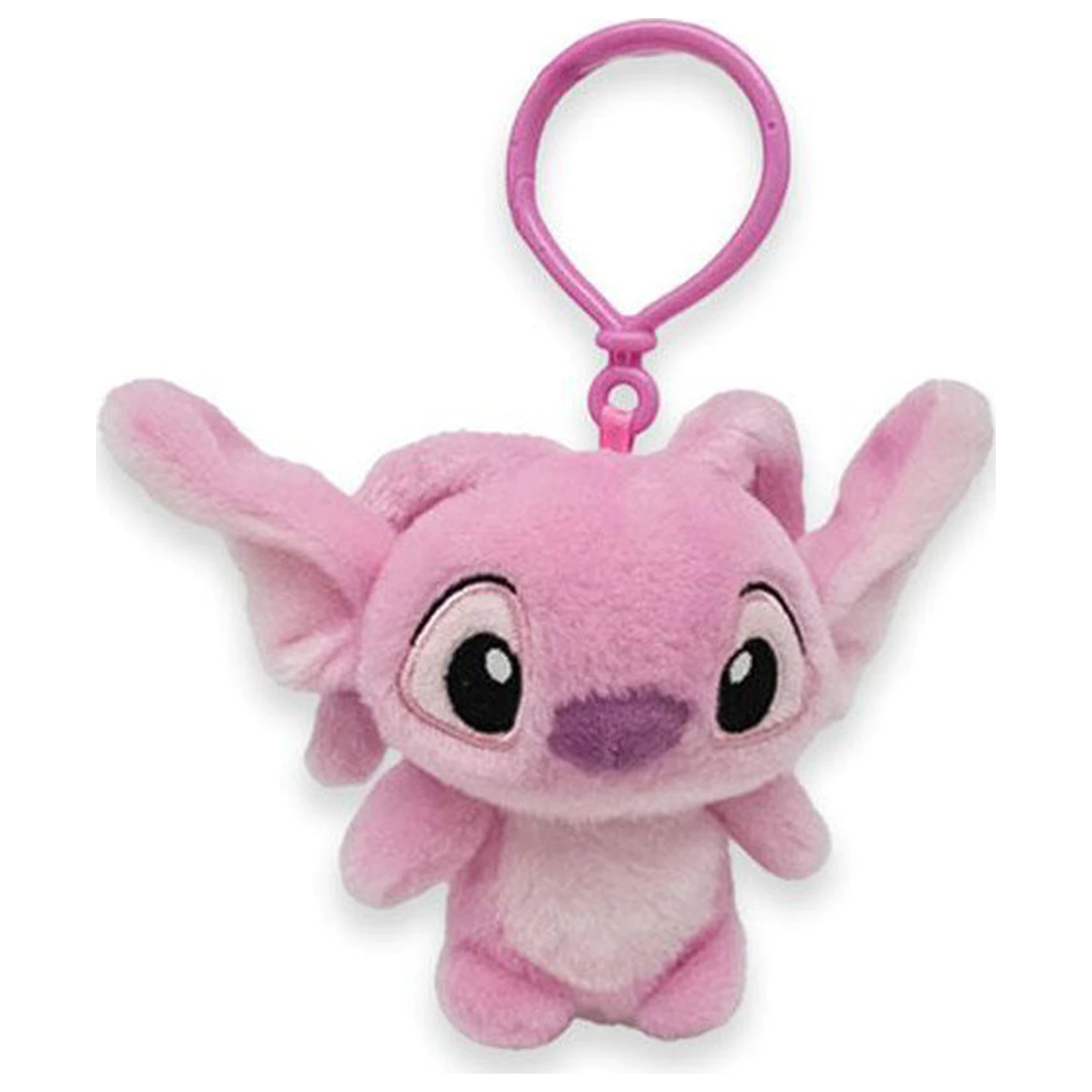 Stitch Pink 3D plišana figura s vješalicom, privjesak za torbu 12 cm fotografija proizvoda