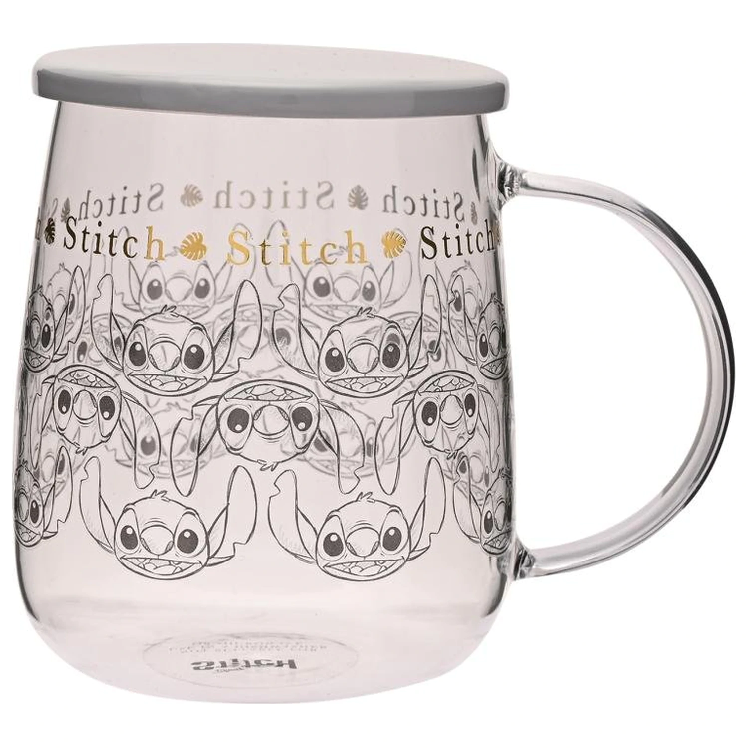 Stitch Staklena šalica s poklopcem 532 ml fotografija proizvoda