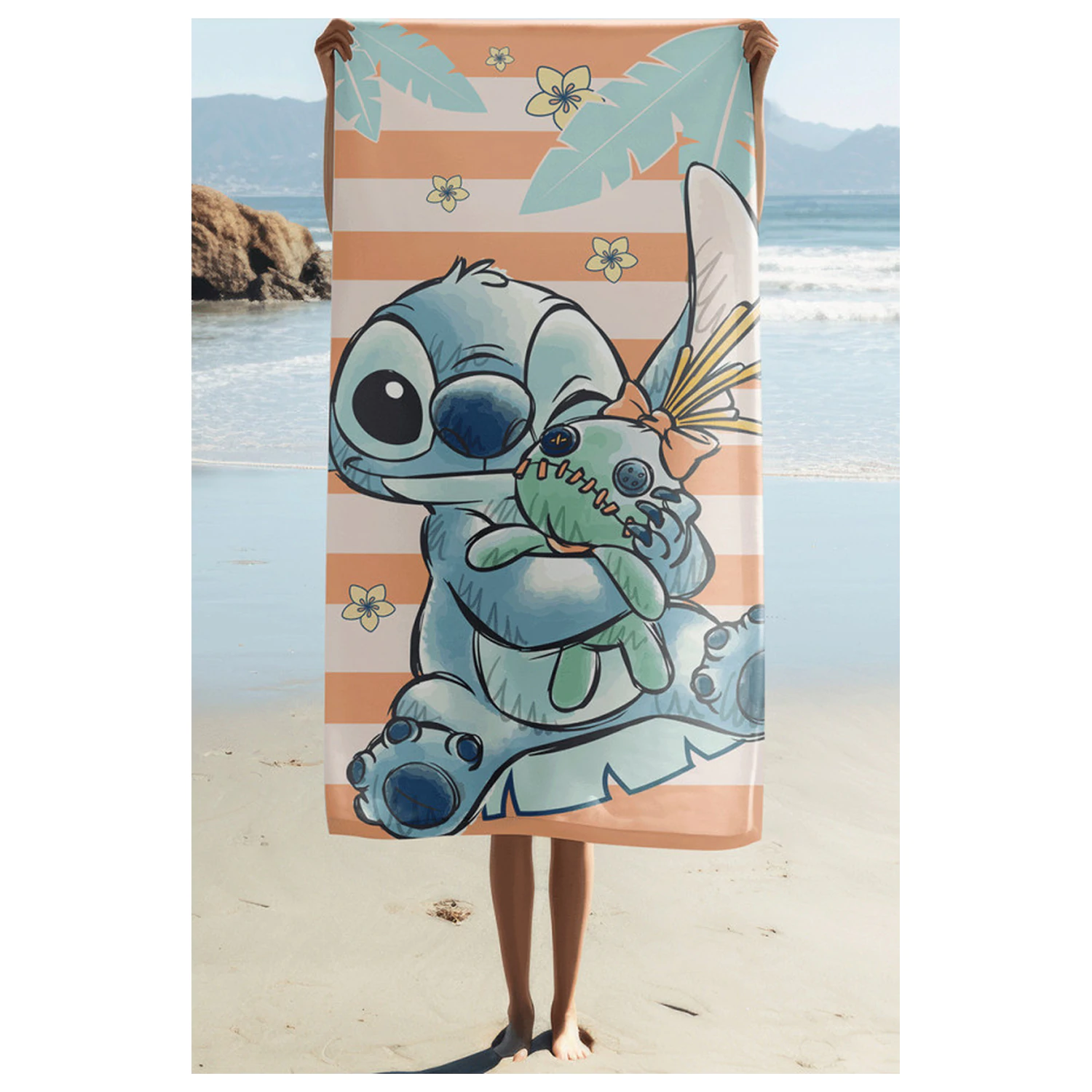 Stitch Tropical Hugs Ručnik 70x140 cm fotografija proizvoda