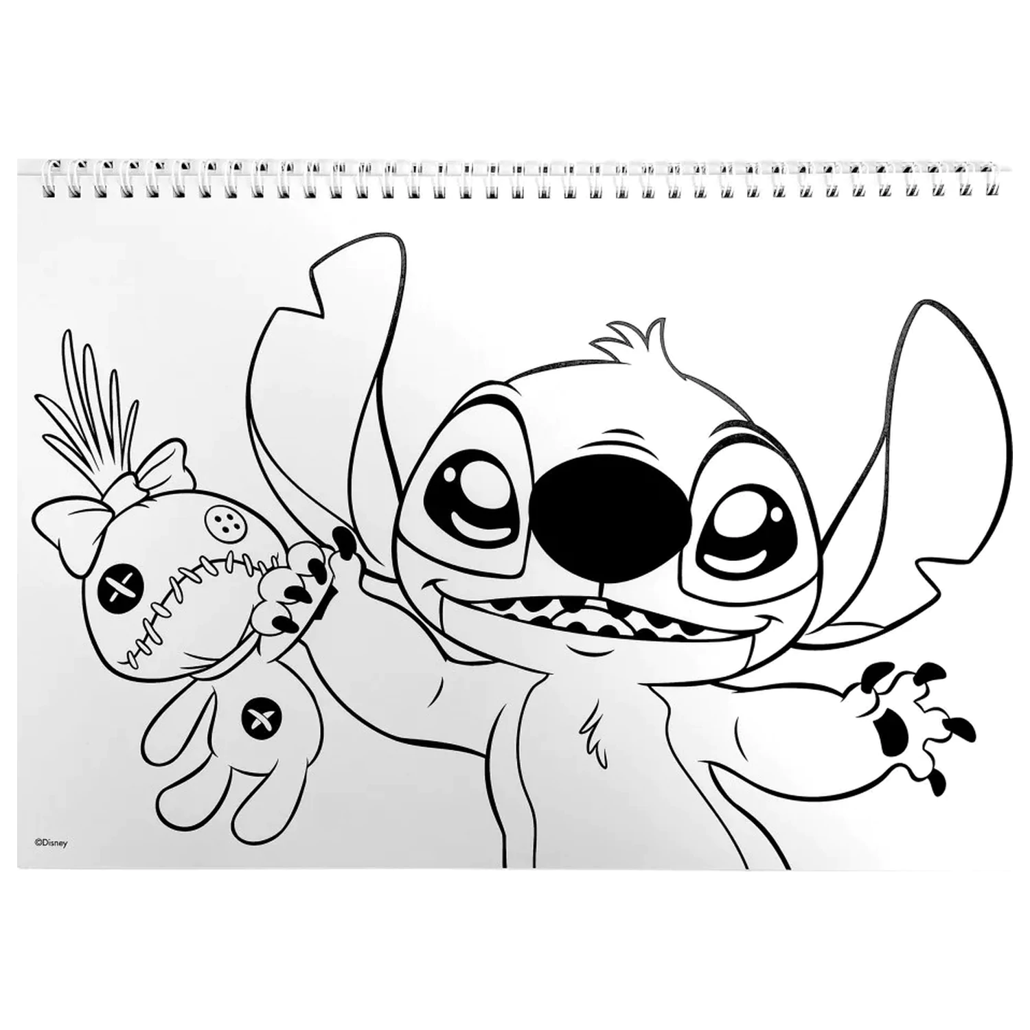 Stitch Universe A4 spiralni blok za skiciranje, 40 listova sa naljepnicama fotografija proizvoda