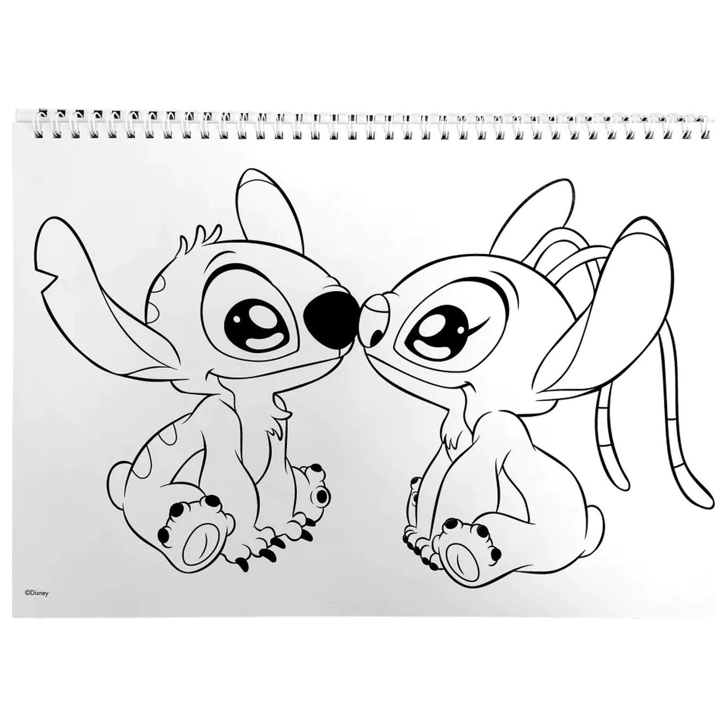 Stitch Universe A4 spiralni blok za skiciranje, 40 listova sa naljepnicama fotografija proizvoda