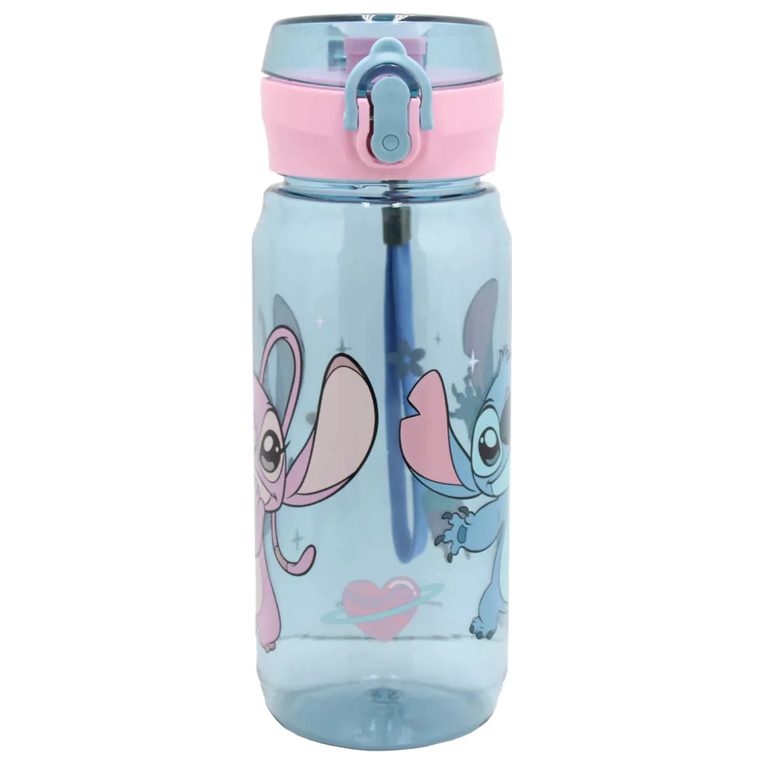 Stitch Universe plastična boca za vodu s vješalicom 600 ml fotografija proizvoda