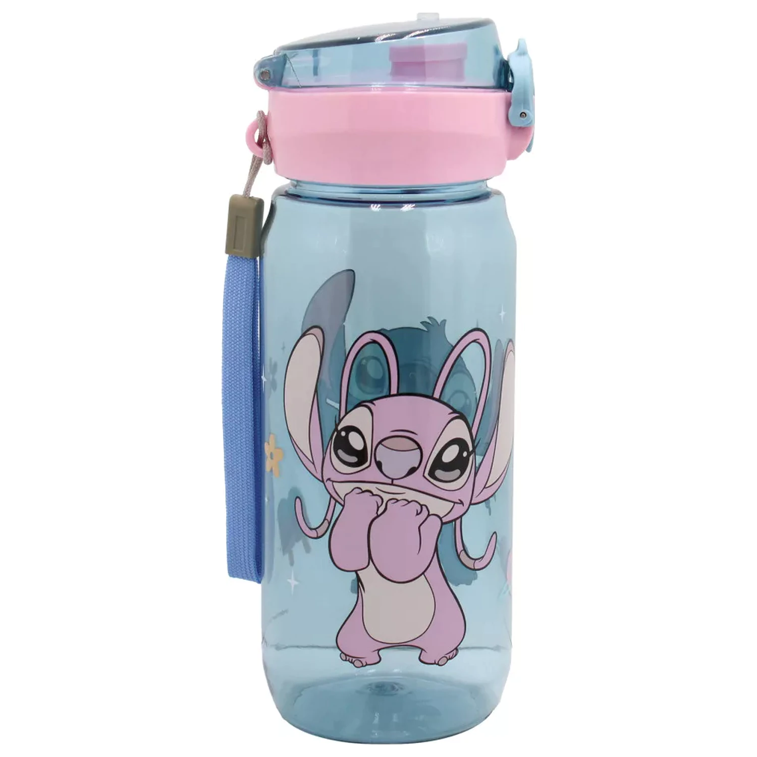 Stitch Universe plastična boca za vodu s vješalicom 600 ml fotografija proizvoda