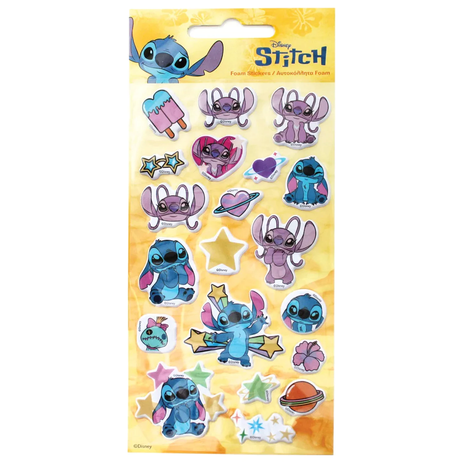 Stitch Universe Puffy Spužvaste Naljepnice Set fotografija proizvoda
