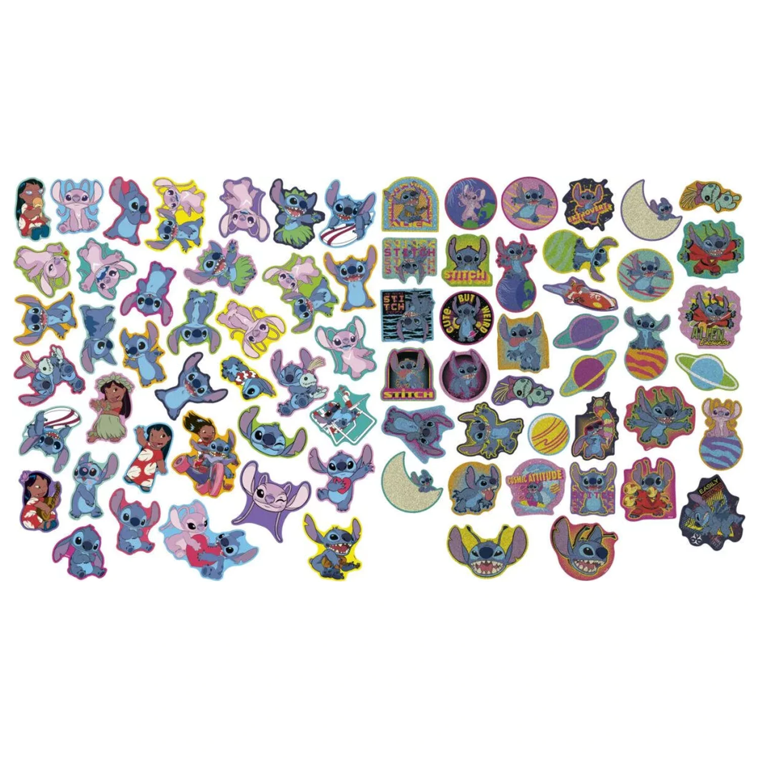 Stitch Naljepnice za čudne oblike Set 75 komada fotografija proizvoda