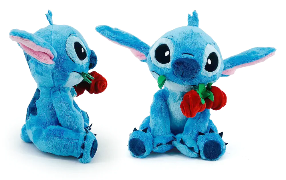 Plišani Stitch s ružom 25cm fotografija proizvoda