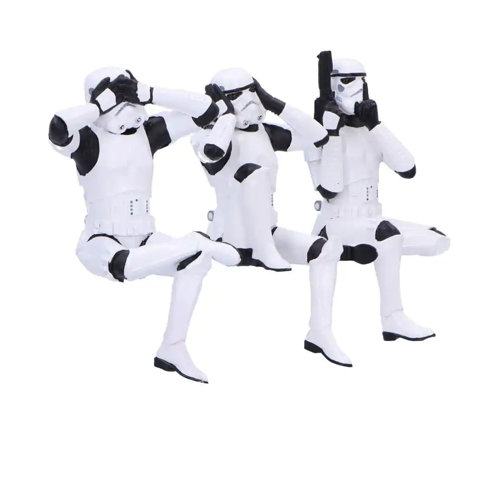 Stormtrooper Figure Tri Mudra Sjedeća Stormtroopera 11 cm fotografija proizvoda