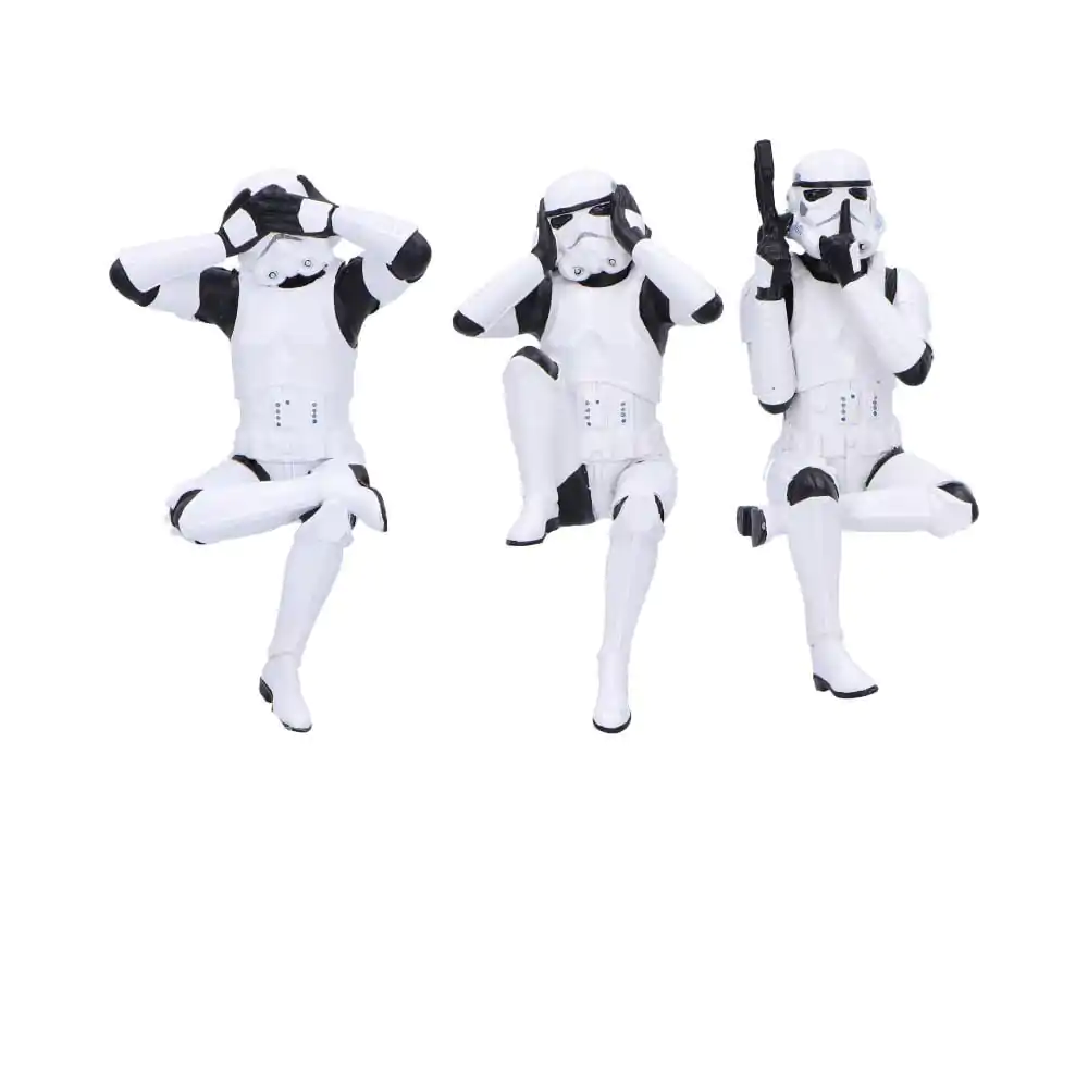 Stormtrooper Figure Tri Mudra Sjedeća Stormtroopera 11 cm fotografija proizvoda