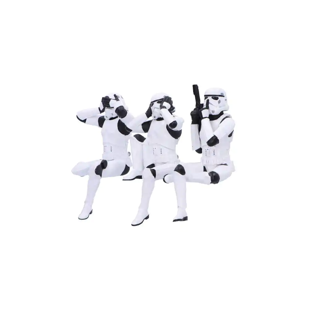 Stormtrooper Figure Tri Mudra Sjedeća Stormtroopera 11 cm fotografija proizvoda