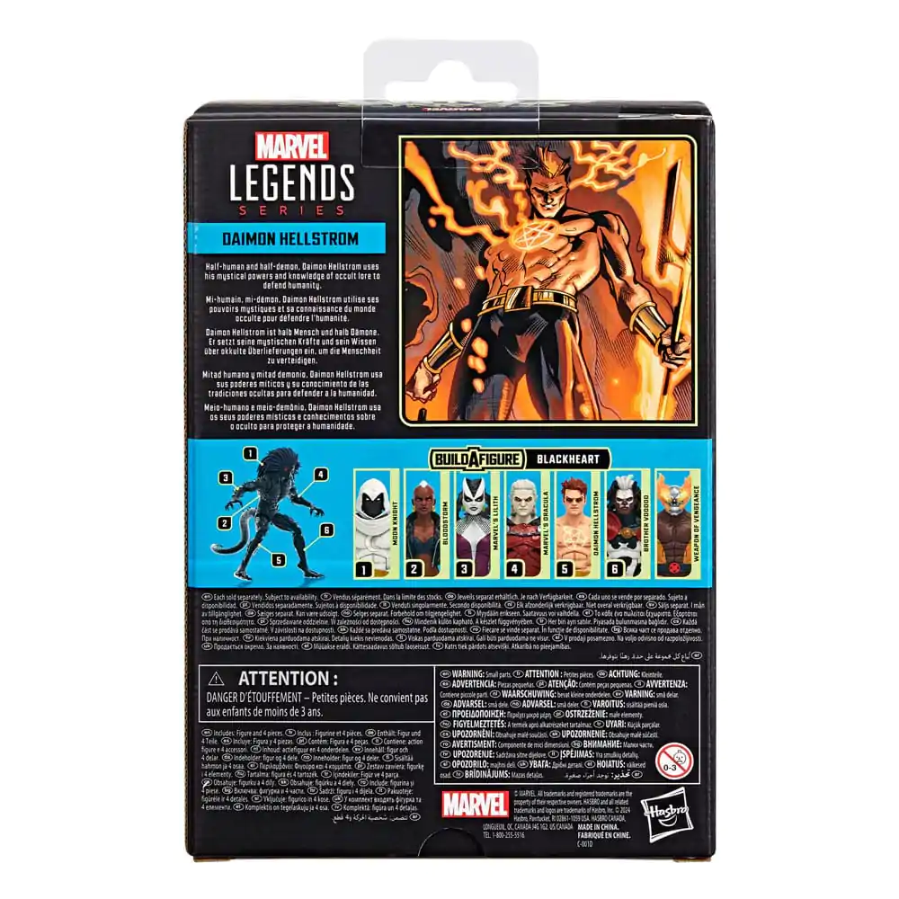 Strange Tales Marvel Legends akcijska figura Daimon Hellstrom (BAF: Blackheart) 15 cm fotografija proizvoda