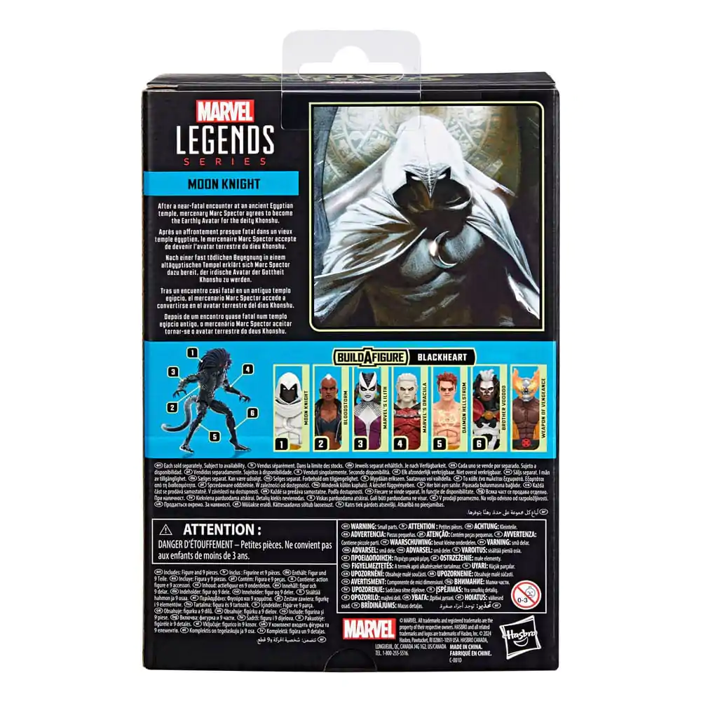 Strange Tales Marvel Legends akcijska figura Moon Knight (BAF: Blackheart) 15 cm fotografija proizvoda