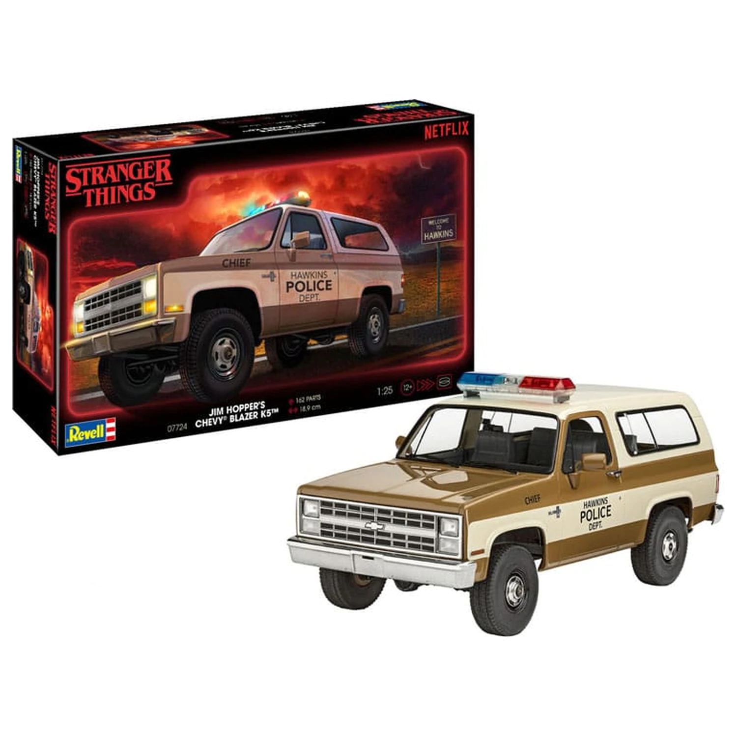 Stranger Things Model Kit 1/25 1985 Chevrolet K5 Blazer 19 cm fotografija proizvoda