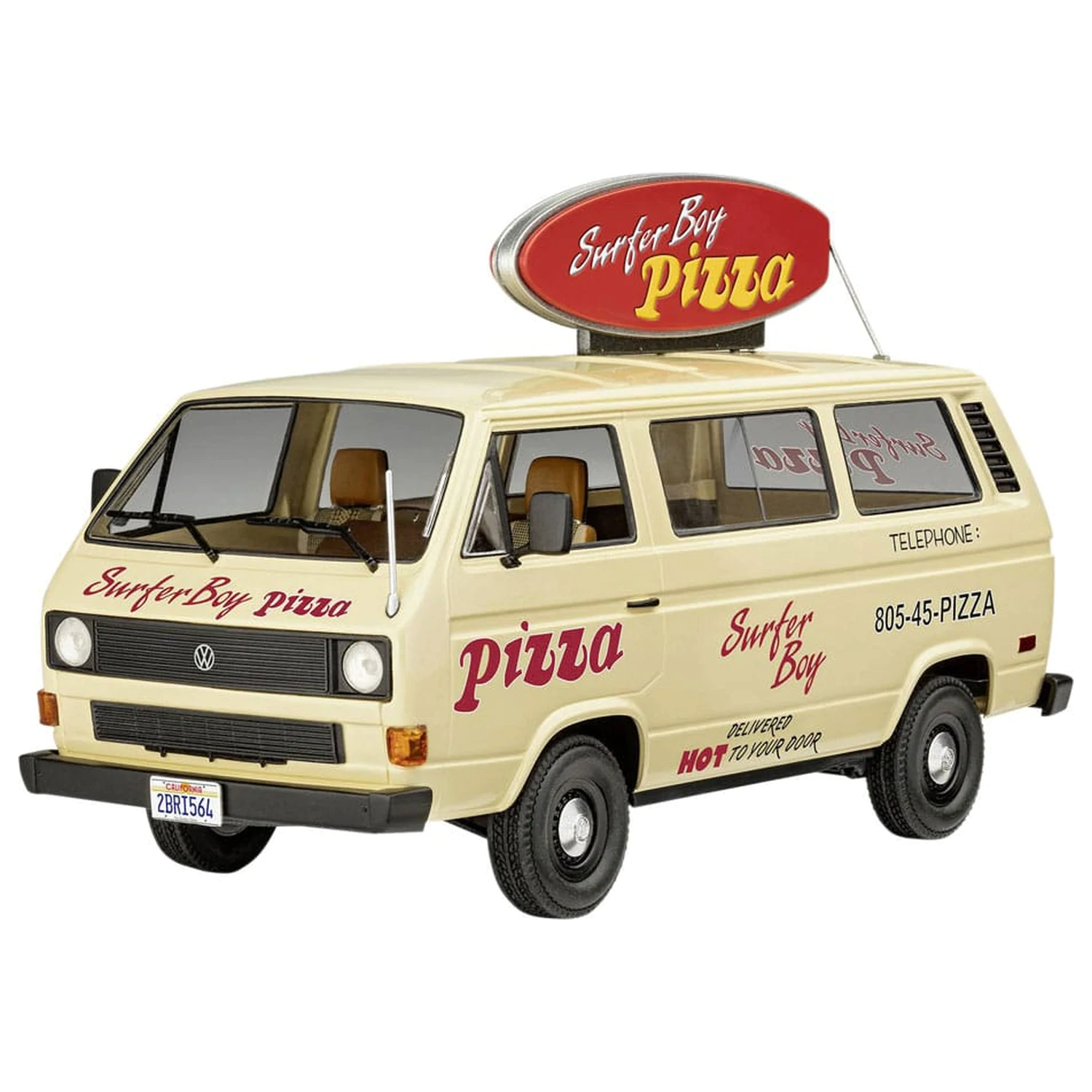 Stranger Things Komplet modela 1/25 VW T3 Bus Surfer Boy 19 cm fotografija proizvoda