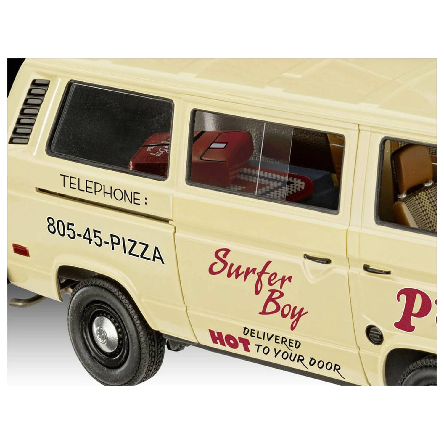 Stranger Things Komplet modela 1/25 VW T3 Bus Surfer Boy 19 cm fotografija proizvoda