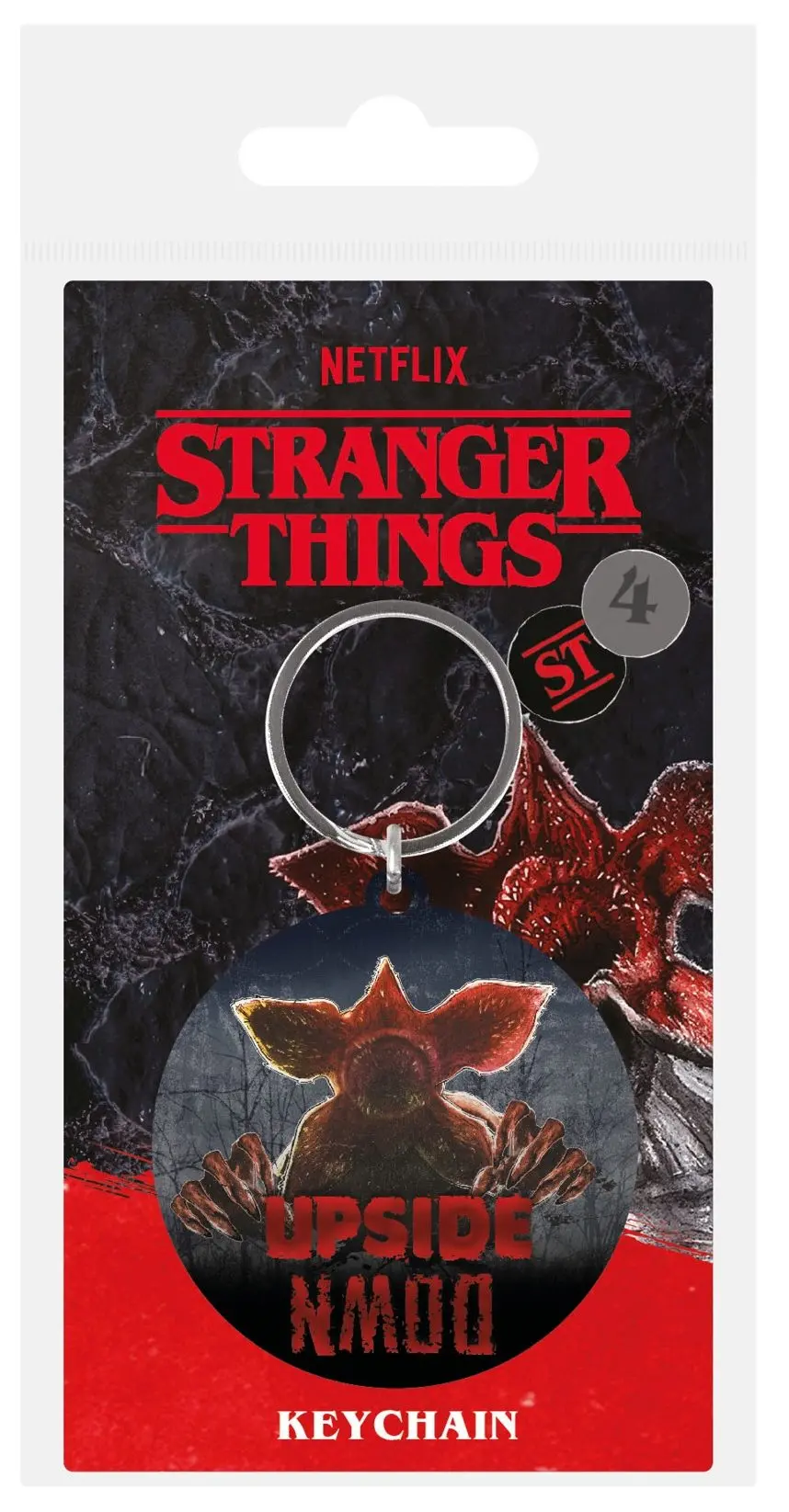 Stranger Things 4 gumeni privjesak za ključeve Demogorgon 6 cm fotografija proizvoda