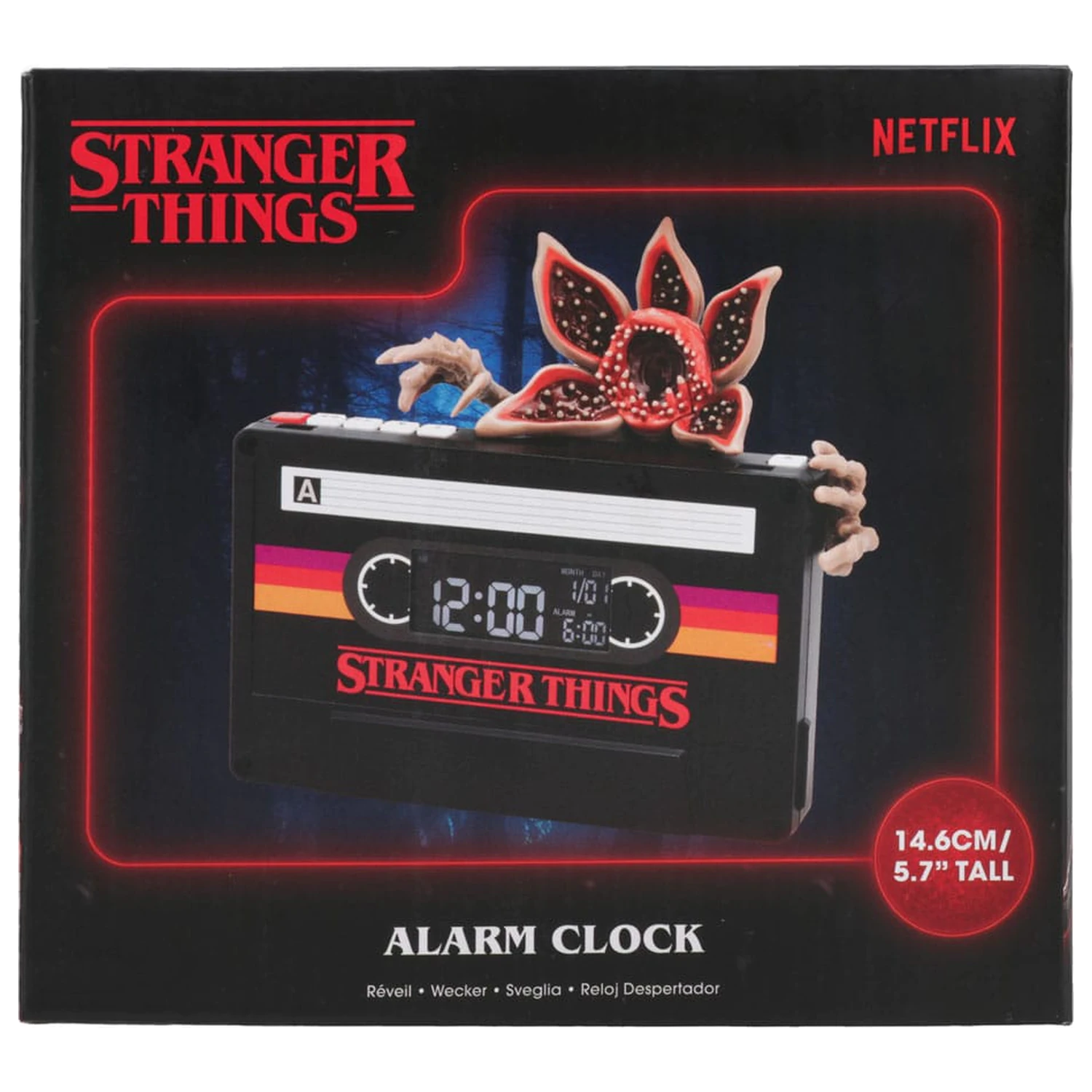 Stranger Things 5 Alarm Sat Demogorgon Kaseta 15 cm fotografija proizvoda