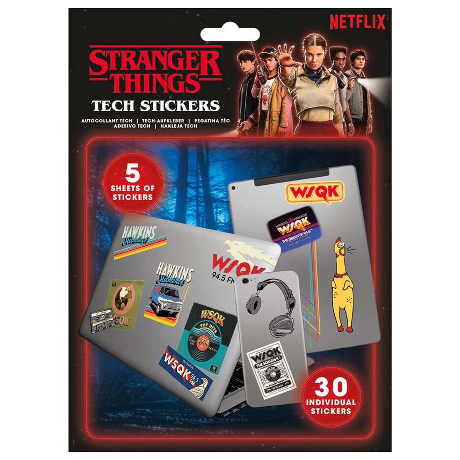 Stranger Things 5 naljepnica fotografija proizvoda