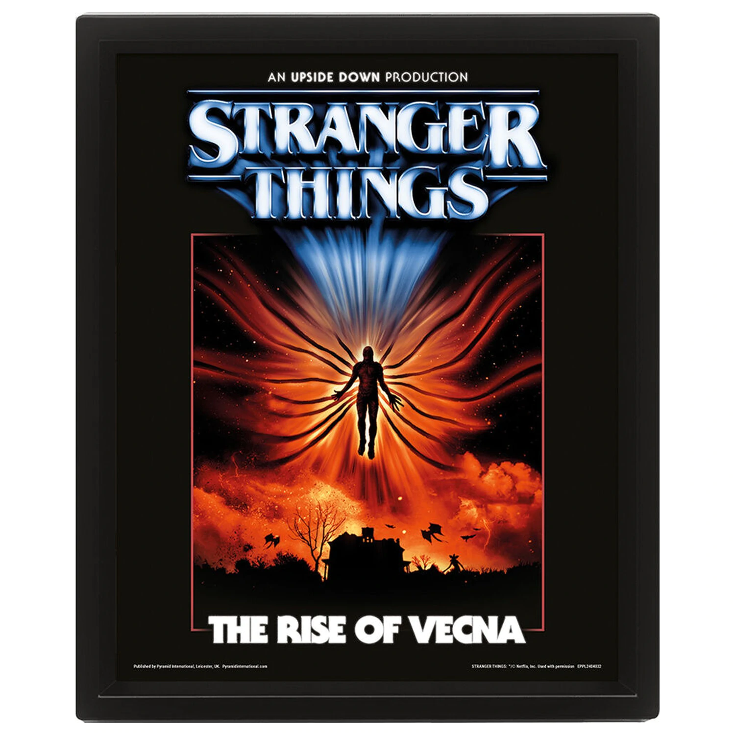 Stranger Things 5 The Rise of Vecna 3D lentikularni poster fotografija proizvoda