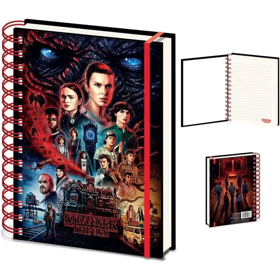 Stranger Things A5 bilježnica fotografija proizvoda