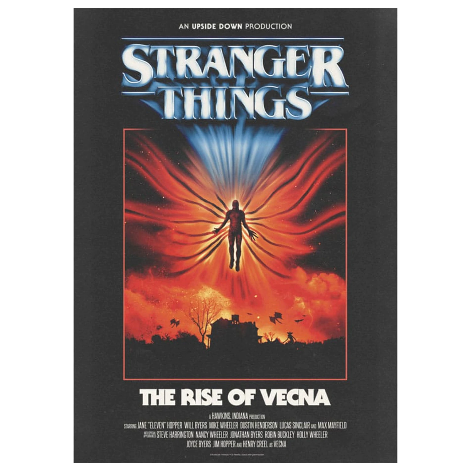 Stranger Things Art Print The Rise of Vecna Limited Edition 42 x 30 cm fotografija proizvoda