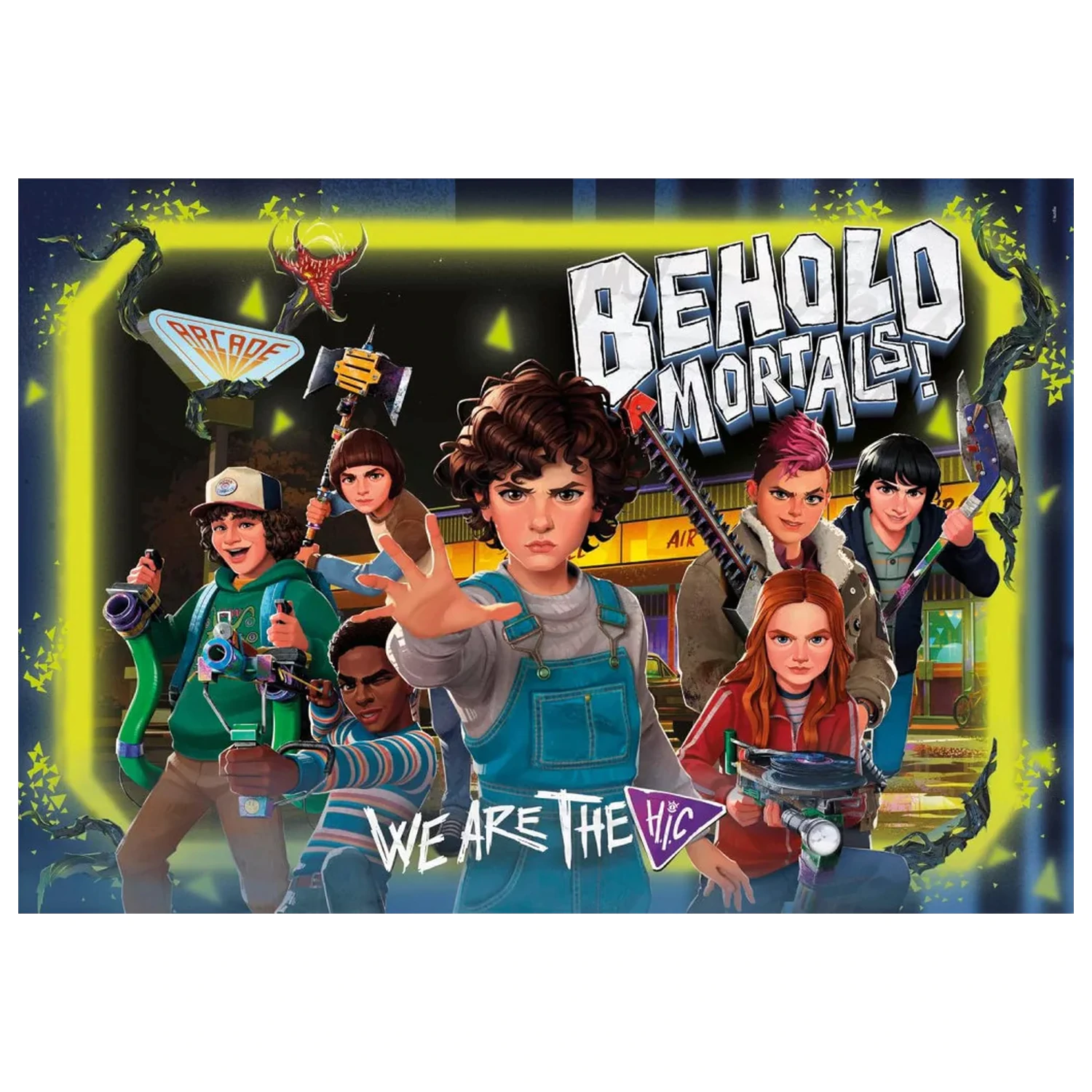 Stranger Things Behold Mortals slagalica od 180 dijelova fotografija proizvoda