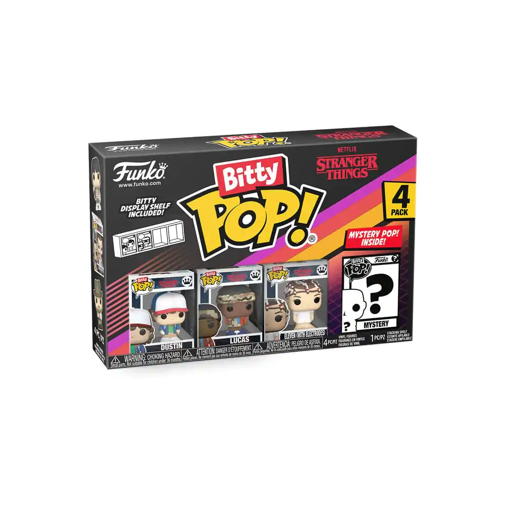 Stranger Things Bitty Funko POP! Vinil figurica 4-Pack Dustin 2,5 cm fotografija proizvoda