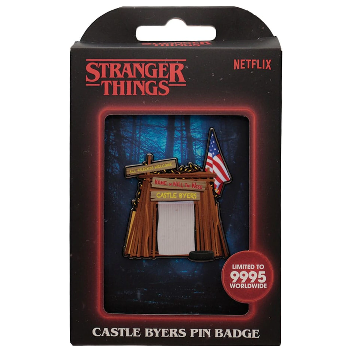 Stranger Things Pin Bedž Castle Byers Limited Edition fotografija proizvoda