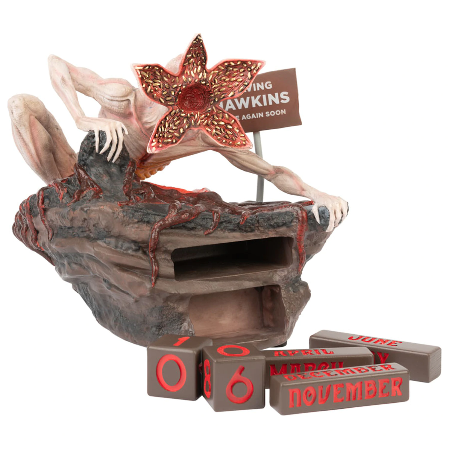 Stranger Things Demogorgon 3D vječni kalendar fotografija proizvoda