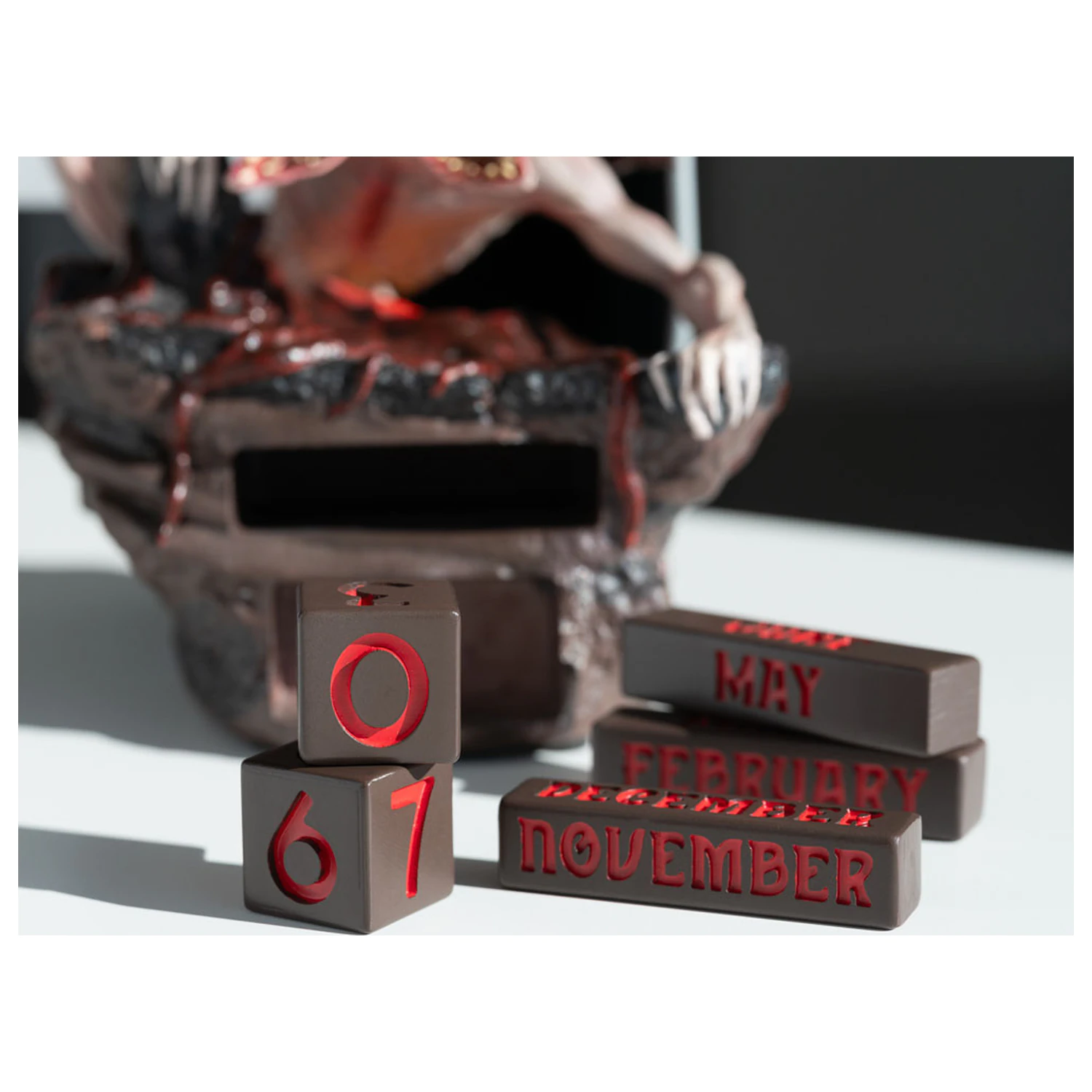 Stranger Things Demogorgon 3D vječni kalendar fotografija proizvoda