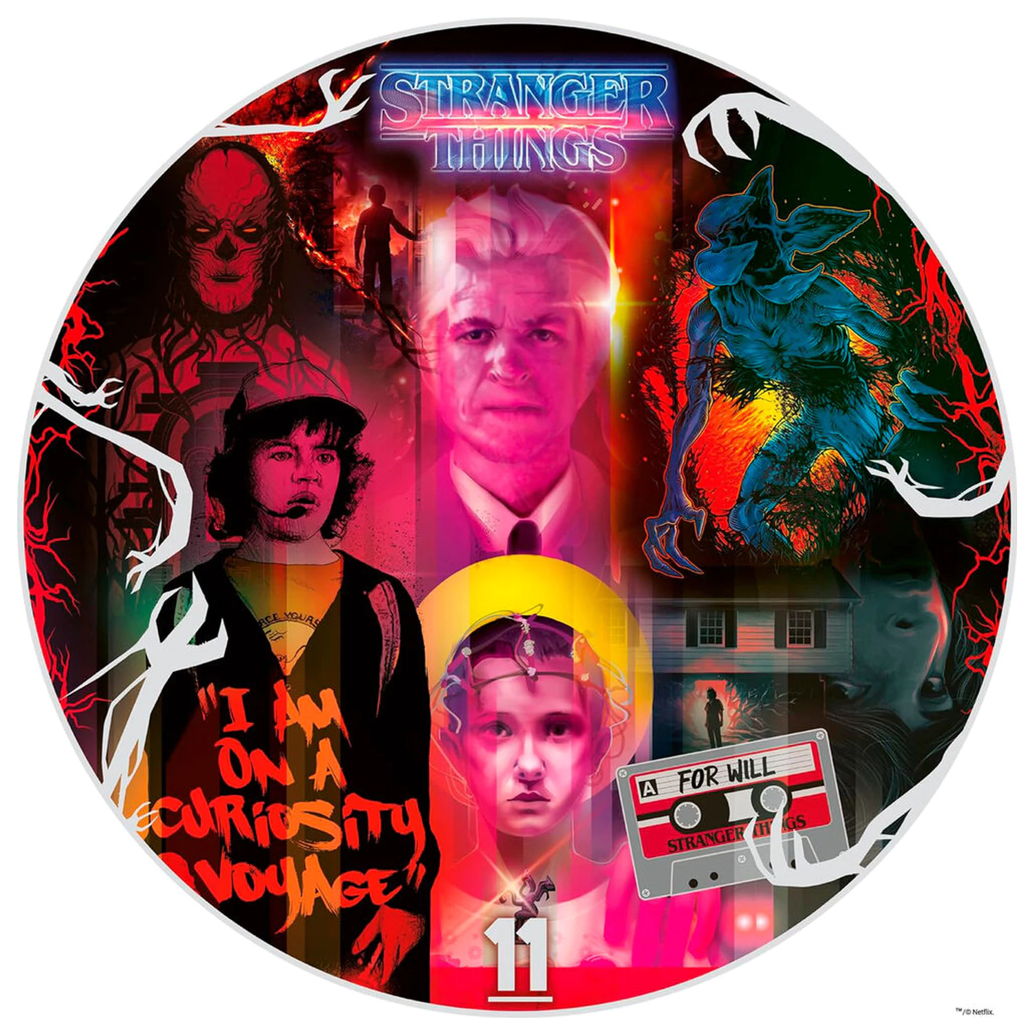 Stranger Things okrugla puzzle Prijatelji ne lažu (500 komada) fotografija proizvoda