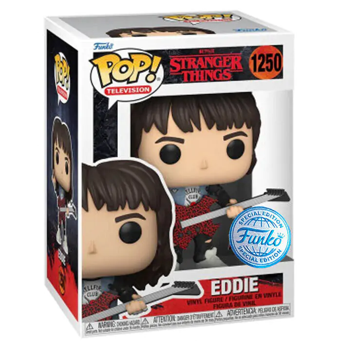 Stranger Things POP! TV Vinyl Figure Eddie s gitarom Special Edition 9 cmStranger Things POP! TV Vinilna figura Eddie s gitarom Special Edition 9 cm fotografija proizvoda